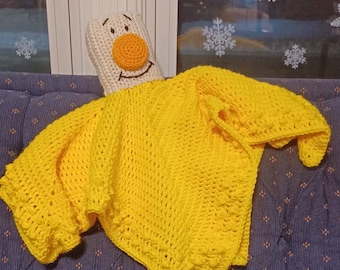 Manta, arrullo tierno y tierno, patrón digital de crochet