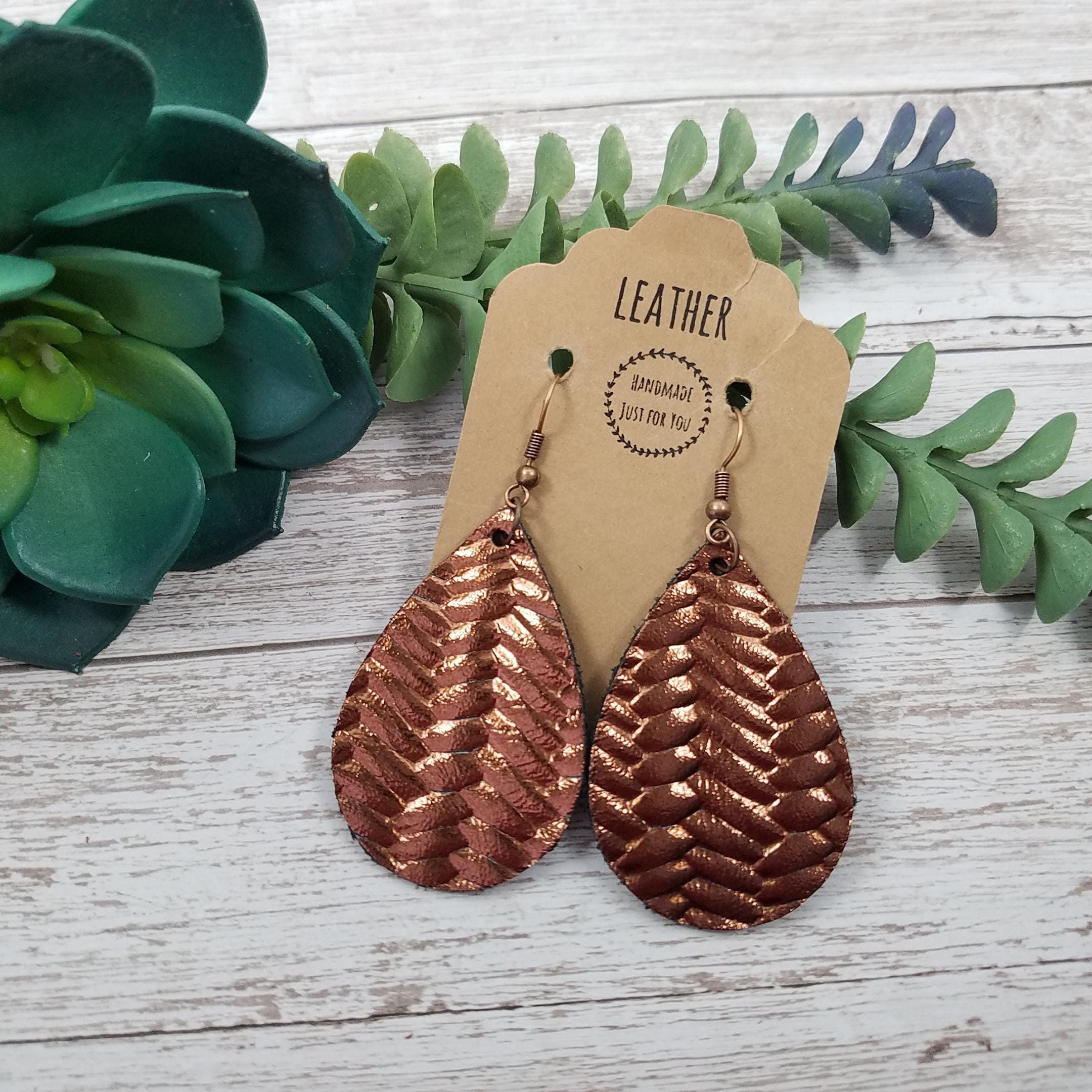 Boucles D'oreilles Pendantes En Bronze Fait Main - Style Candyskull - Neuf Sans Emballage