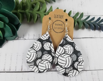 Zokola Orecchini A Goccia In Pelle A Forma Di Pallone Da Calcio – Leggeri, Per Donne, Accessori Sportivi, 5,7x3,8 Cm - 2