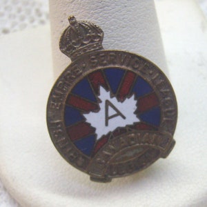 Vintage emaljnål från den kanadensiska legionen: British Empire Service League