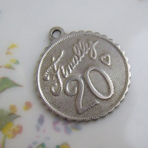 Vintage Sterling Silver Birthday Charm