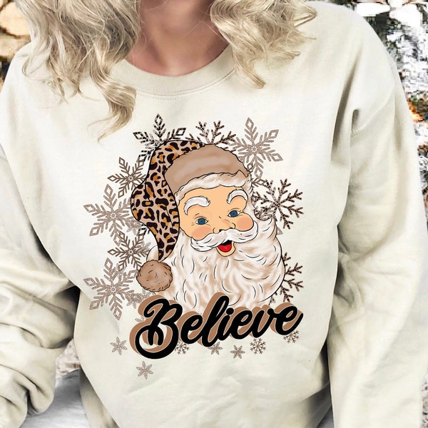 Santa Claus Sweater Etsy