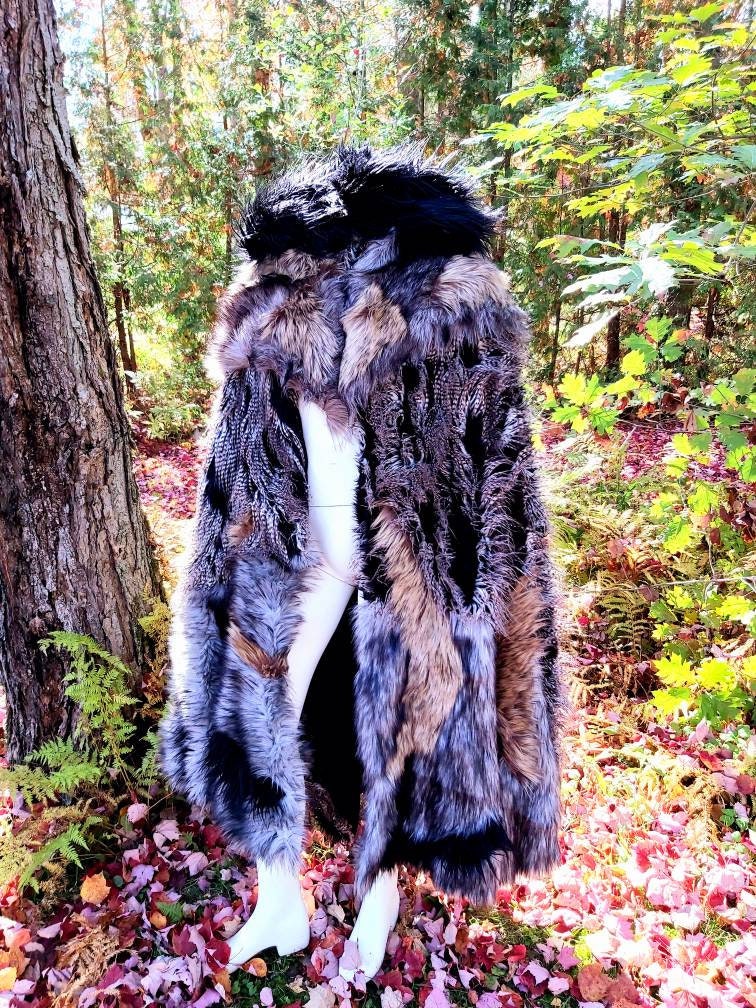 winter fur cloak