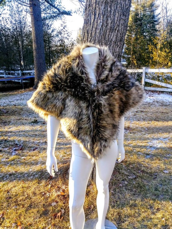 manteau en peau de loup