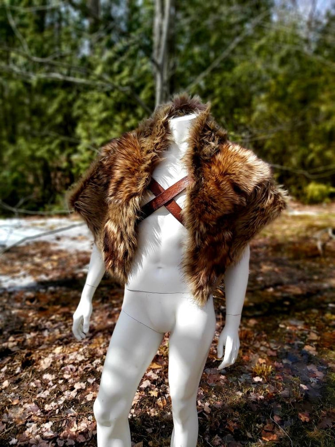 マント フォックス バックスキン