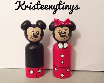 Mickey and Minnie Mouse