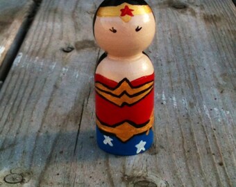Wonder women peg doll