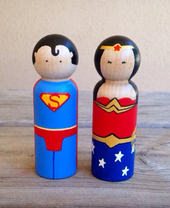 superman peg doll