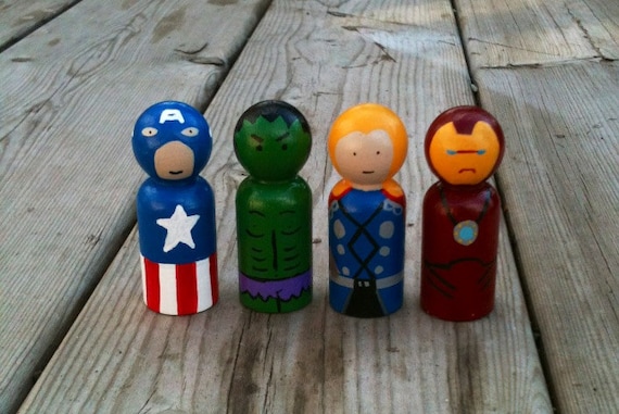 marvel peg dolls