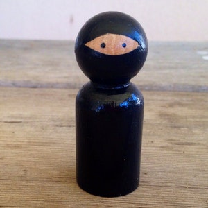 Ninja peg doll