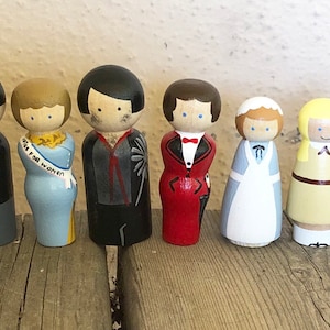 Mary poppins peg doll set