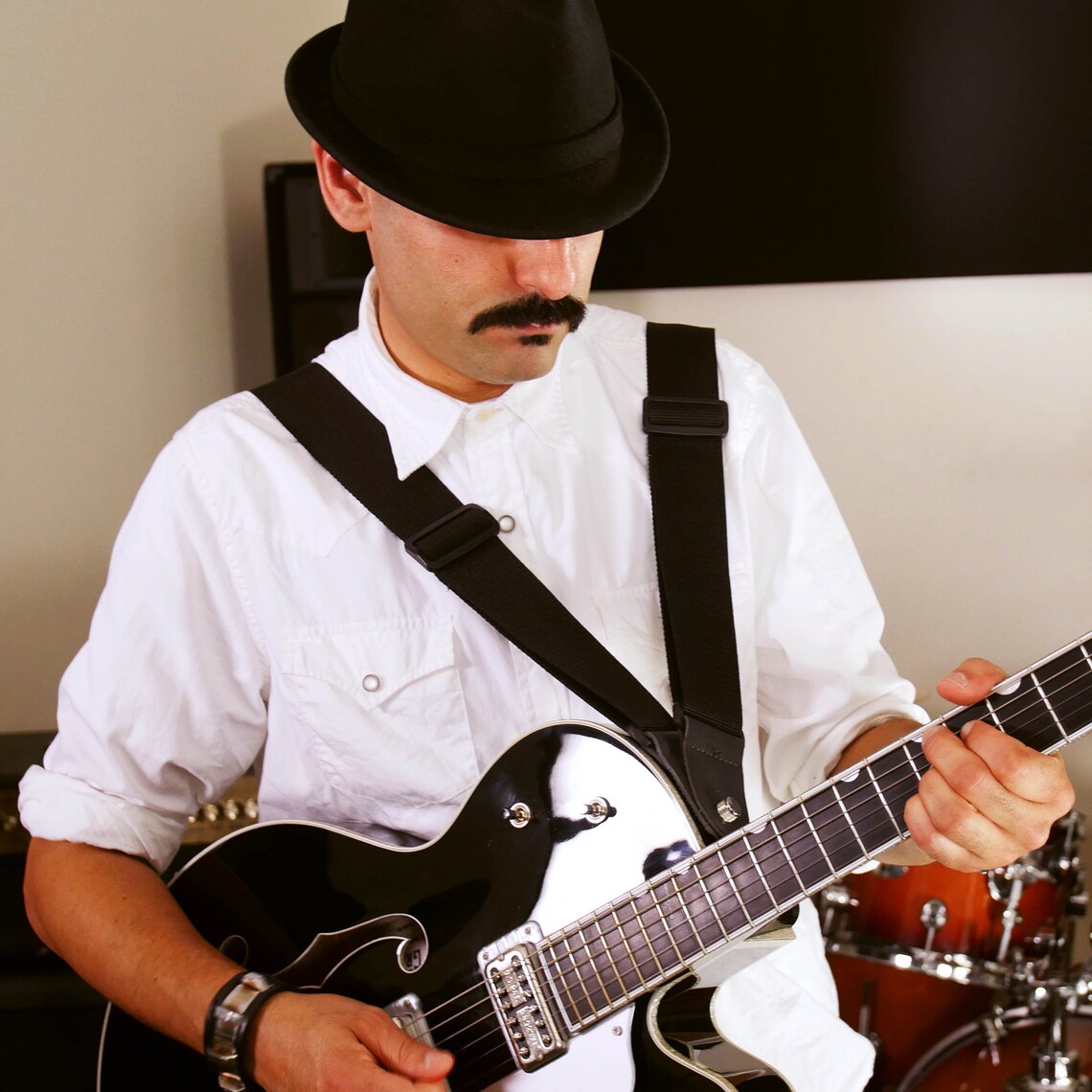 Double Shoulder Guitar Strap Ergonomic Harness Strap Etsy