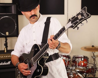 Sangle de guitare ergonomique | Alternez les épaules tout en réduisant le poids des instruments