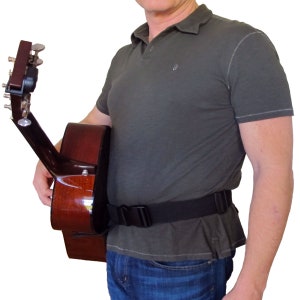 Waist Guitar Strap for Acoustic or Hollow Body Guitar | Ergonomic Guitar Strap