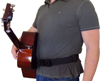 Acoustic Guitar Waist Strap: Ergonomic Hip Support, No Shoulder Strain