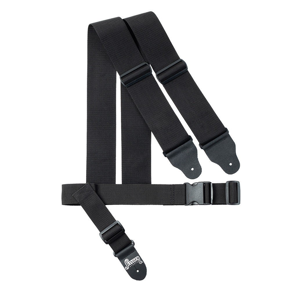 Dual strap for guitar and bass, double strap for double shoulder sujection
