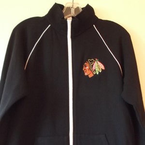 CCM Chicago Blackhawks Varsity Jacket L / Black