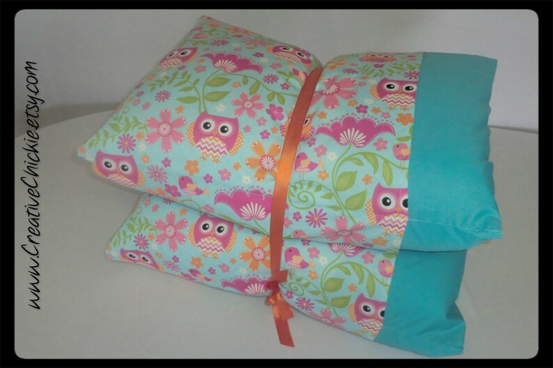 Pillow Mattress Owls Pillow bed Sleepover Bed Personalized Owl Pillow Bed Girl Pillow Bed Children/'s Pillow Bed