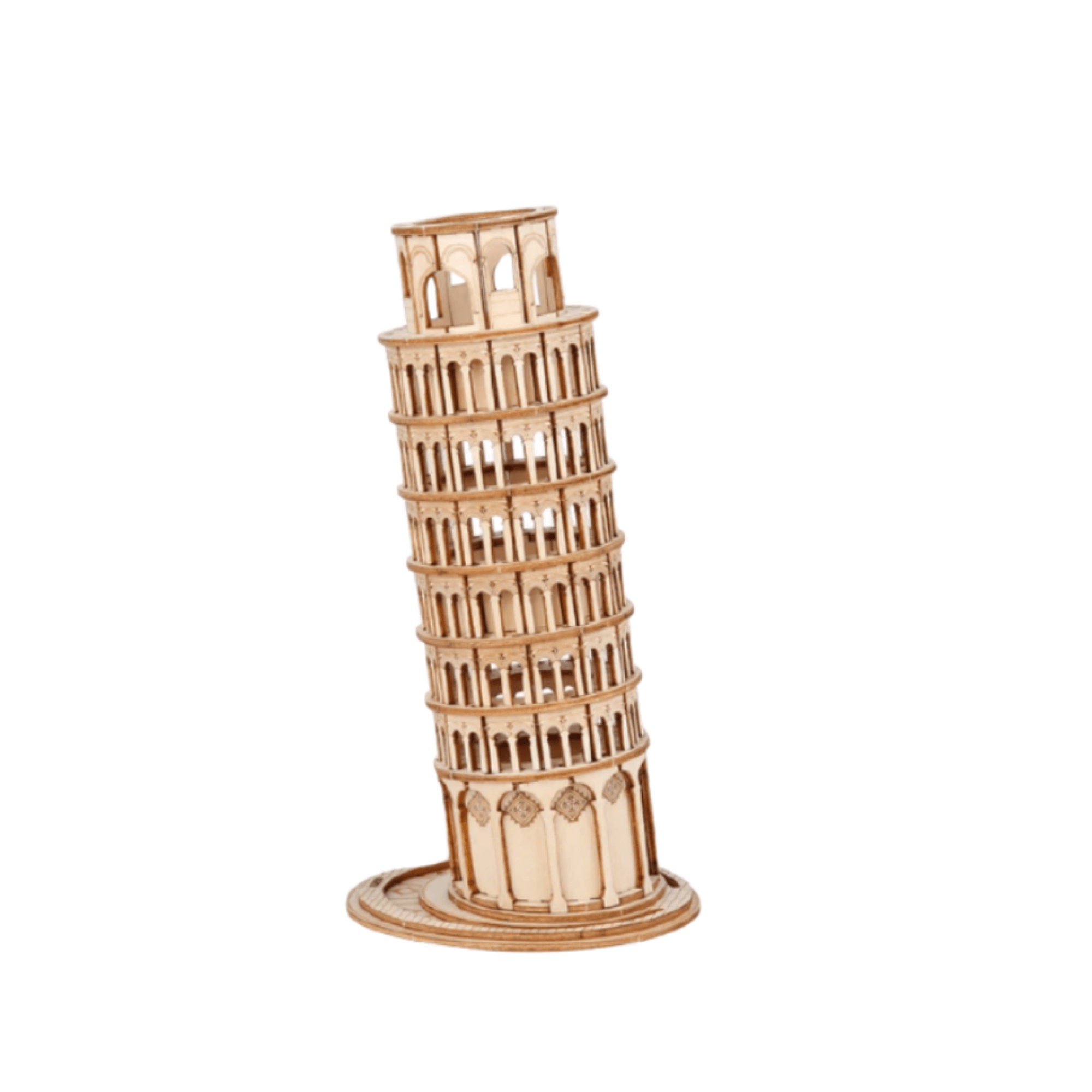 Leaning Tower of Pisa Italy 3-D Wooden Puzzle DIY Puzzle - Etsy