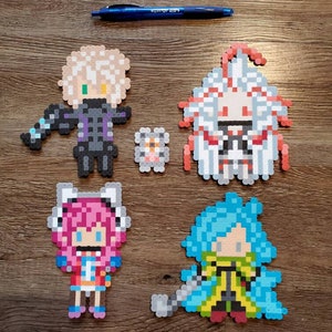 AITSF Inspired Perlers Part 1 (Kaname Date, Aiba, Iris Sagan, Boss, Pewter, Ota Matsushita, Mizuki Okiura)