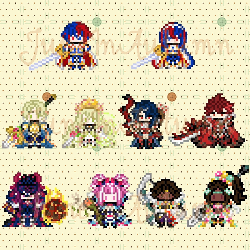 Feengage Lords Perlers (alear(male), Alear(female), Alfred, Celine ...