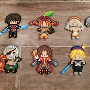 SoA, Eternal Arcadia Perlers (Vyse, Aika, Fina, Cupil, Drachma, Gilder, Enrique)
