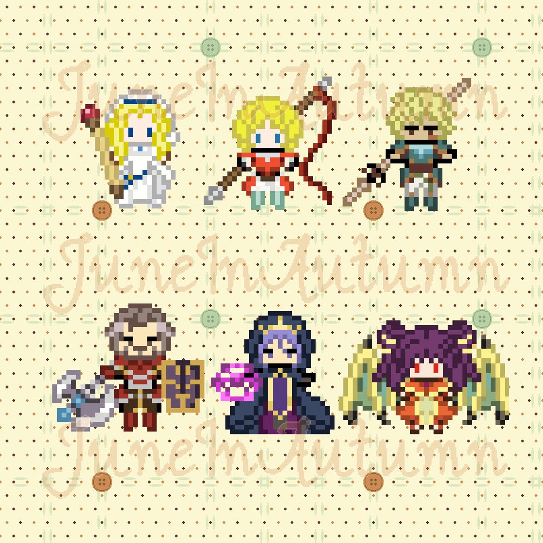 Fire Emblem Sacred Stones Grado Natasha Amelia Cormag Etsy France