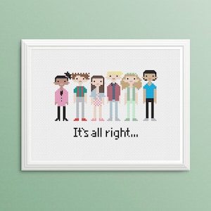 Saved By The Bell Cross Stitch Pattern PDF/Instant Download