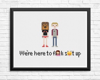 Step Brothers Cross Stitch Pattern PDF/Instant Download