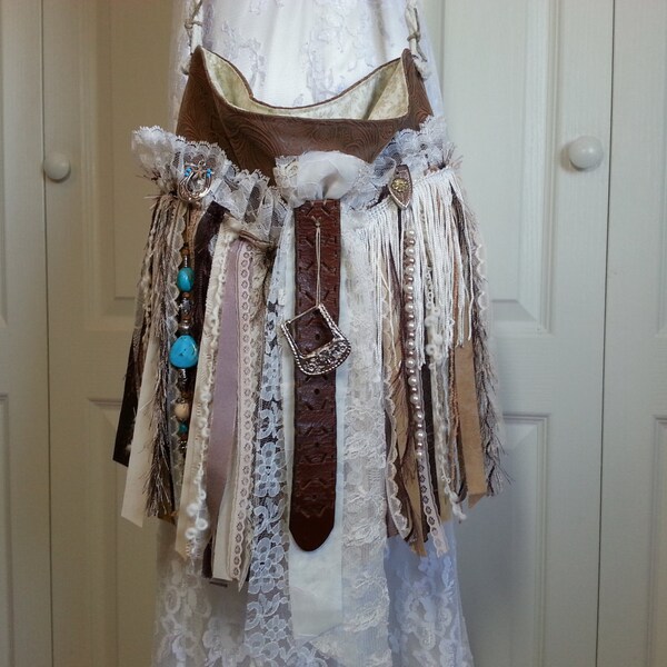 Cowgirl Gypsy Fringe Purse  - Cowgirl Chic Bohemian Fringe Bag - Hippie Bag - Boho Bag - Ready to Ship