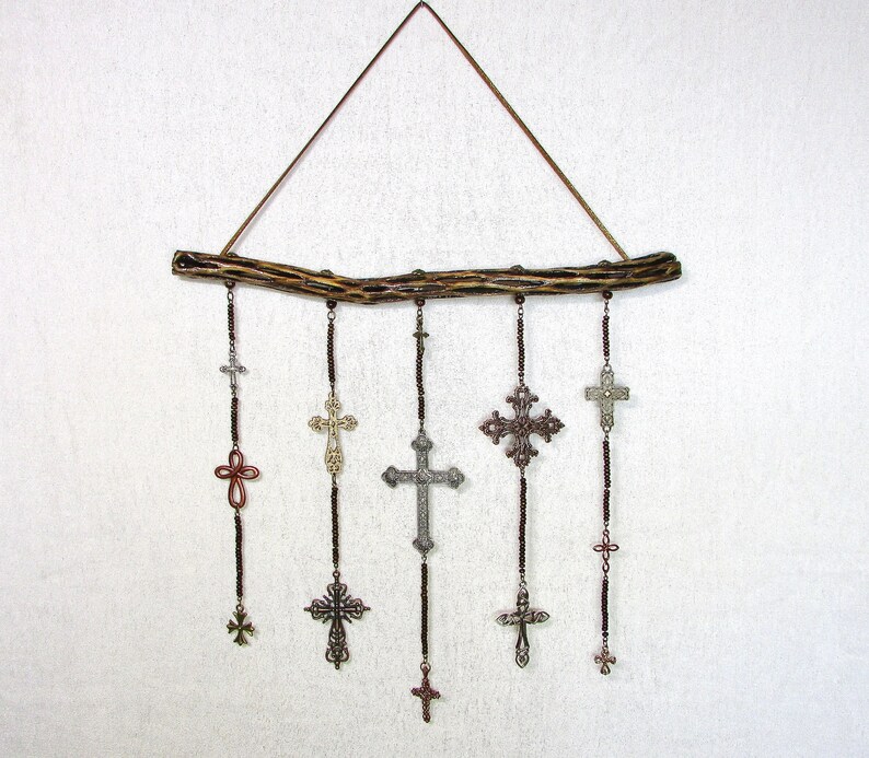 Cross Wall Hanging Christian Decoration Art Southwest Etsy