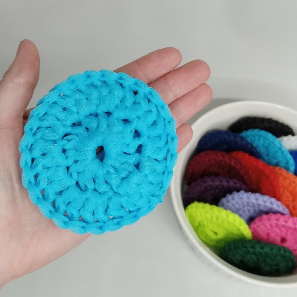 Dish scrubbies,pot scrubbers,crochet dish scrubbies,blue,red,white,navy,green,black,purple, yellow,orange,maroon,teal, lime