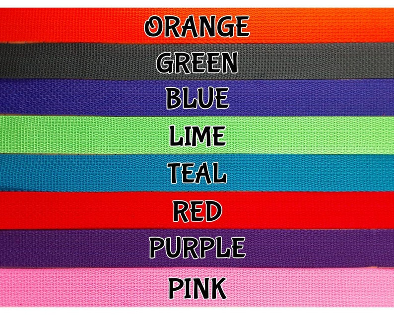 SET OF 5 Ice fishing trap straps, reel wraps, red, blue,green, purple, orange, pink, lime, teal bild 2