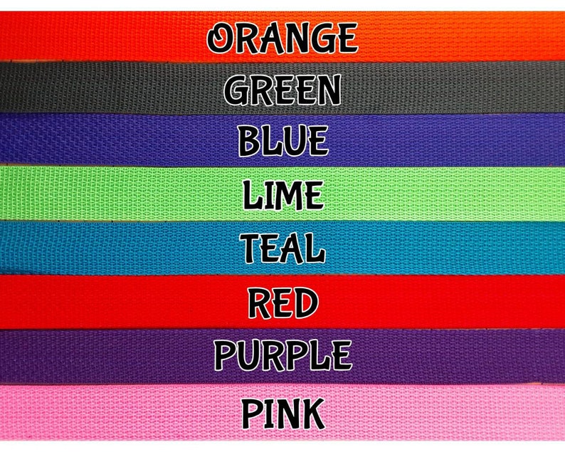 SET OF 5 Ice fishing trap straps, reel wraps, red, blue,green, purple, orange, pink, lime, teal image 2