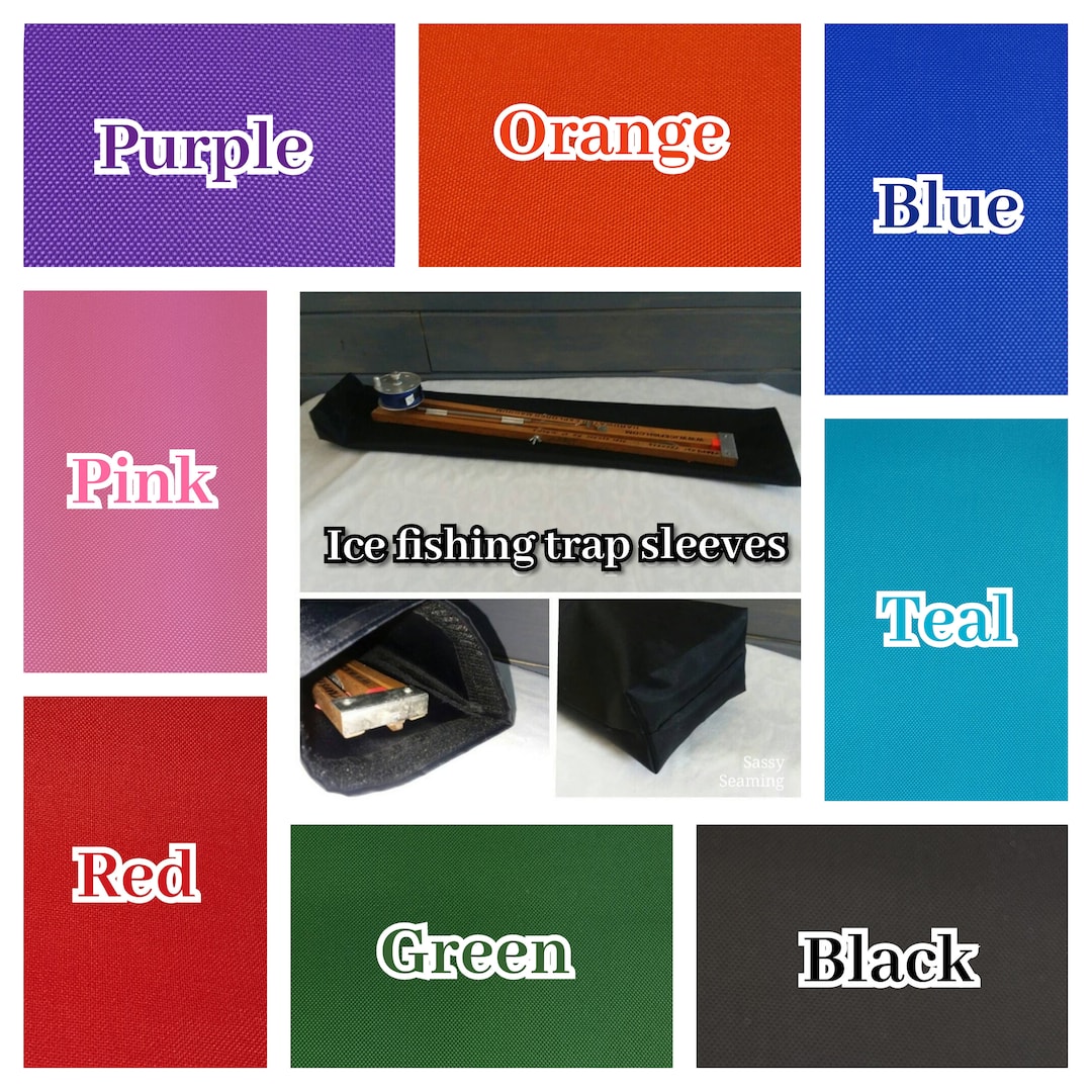 Ice Fishing Trap Sleeves Storage Sleeves Tilt Sleeves Etsy