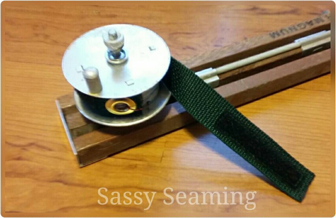 Ice Fishing Trap Reel Wrap Strap Red Bluegreen Purple Etsy