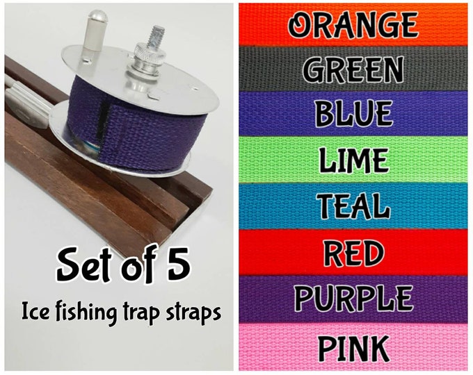 Tangle Tamers, Tipup Reel Wraps, Hook Keeper, for Ice Fishing Etsy