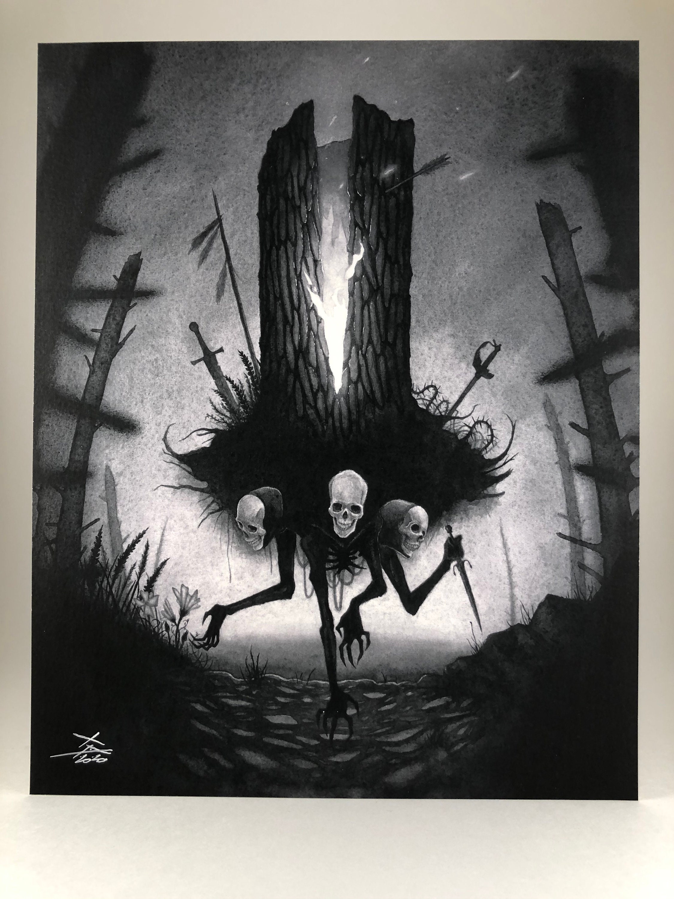 The Culling, Dark Art Print, Watercolor - Etsy