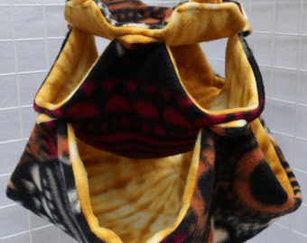 Fleece Sugar Glider Honeycomb Hammock Three Tier