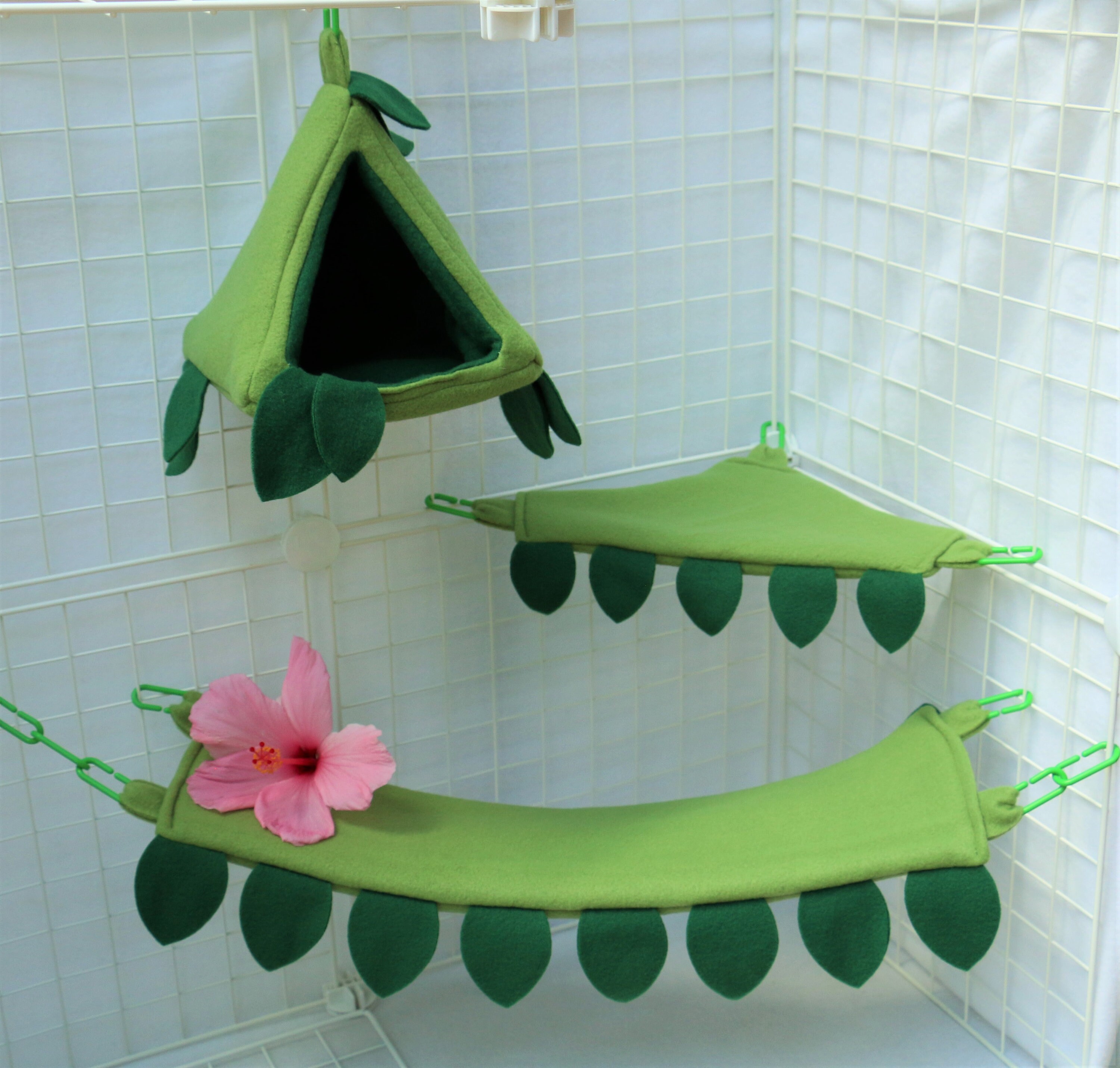 Forest 3-Piece Custom Sugar Glider Cage Set