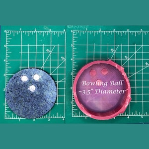 Bowling Ball Silicone Freshie Mold - Silicone Mold - Freshie Mold - Resin Mold - Candle Mold - Soap Mold - Aroma Bead Mold