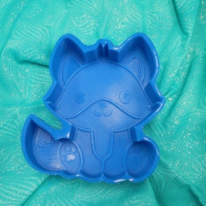 Baby Fox Silicone Freshie Mold - Silicone Mold - Car Freshie Mold - Resin Mold - Candle Mold - Soap Mold - Aroma Bead Mold