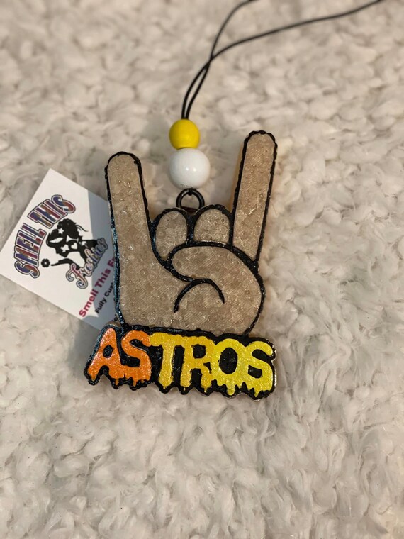 Hand Sign Melting Astros Silicone Freshie Mold - Silicone Mold