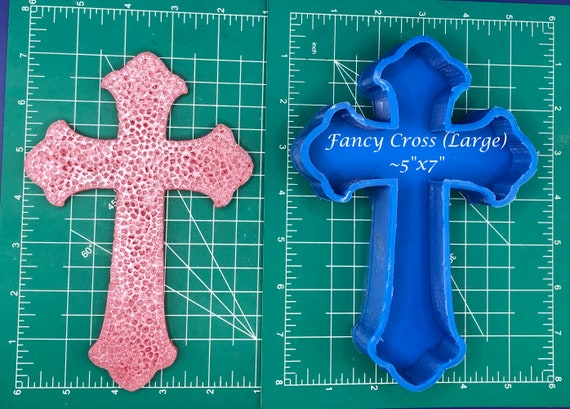 Cross Shape Silicone Mold For Car Freshies - DIY Aroma Beads, Soap, Candle & Resin Crafting