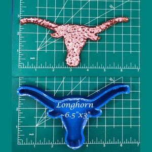 Longhorn  Silicone Freshie Mold - Silicone Mold - Car Freshie Mold - Resin Mold - Candle Mold - Soap Mold - Aroma Bead Mold