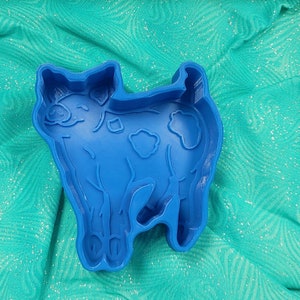 Molde Freshie de silicona de cerdo rampante - Molde de silicona - Molde Freshie de coche - Molde de resina - Molde de vela - Molde de jabón - Molde de cuentas de aroma