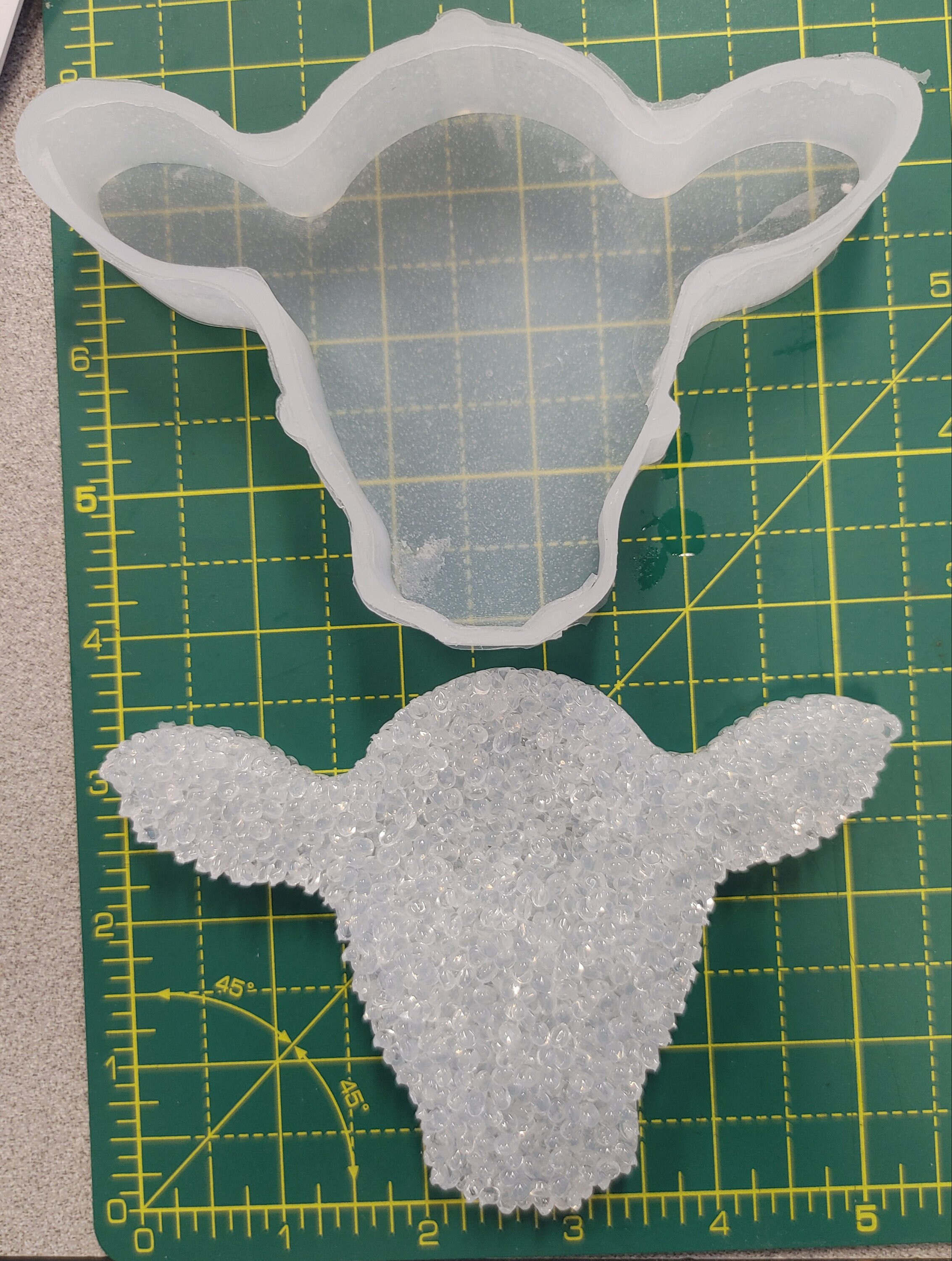 Silicone molds for aroma beads/freshies cow Etsy