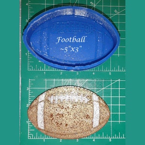 Football  Silicone Freshie Mold - Silicone Mold - Car Freshie Mold - Resin Mold - Candle Mold - Soap Mold - Aroma Bead Mold