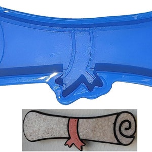 Diploma Silicone Freshie Mold - Molde de silicona - Molde Freshie de coche - Molde de resina - Molde de vela - Molde de jabón - Molde de cuentas de aroma