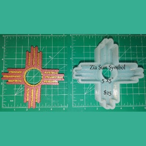 Zia Sun Symbol Silicone Freshie Mold - Silicone Mold - Car Freshie Mold - Resin Mold - Candle Mold - Soap Mold - Aroma Bead Mold